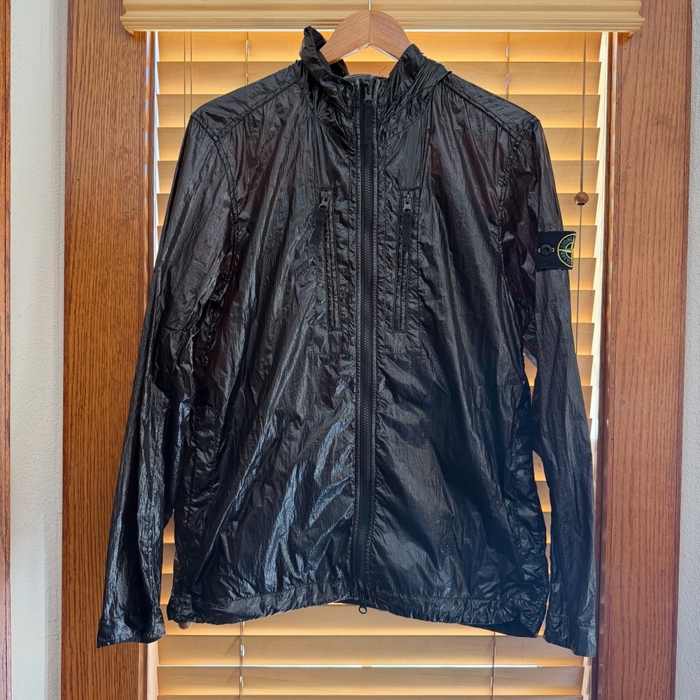 Stone Island Lucido TC Hood Black Jacket